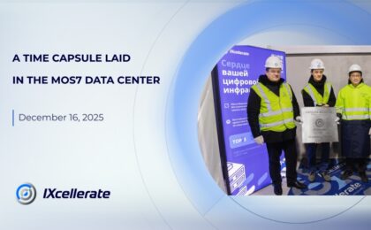A time capsule laid in the MOS7 data center