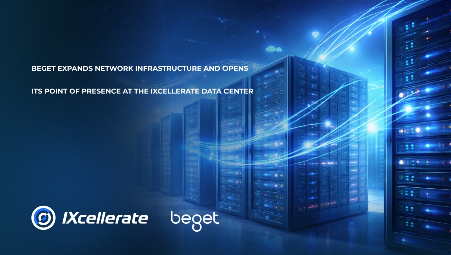 Beget expands network infrastructure and opens its point of presence at the IXcellerate data center
