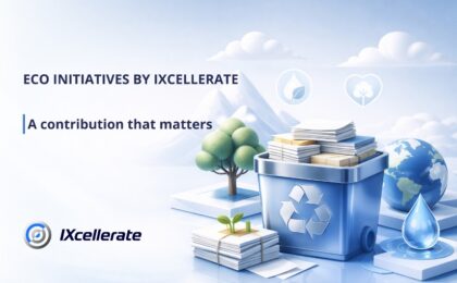 Eco initiatives by IXcellerate: a contribution that matters!