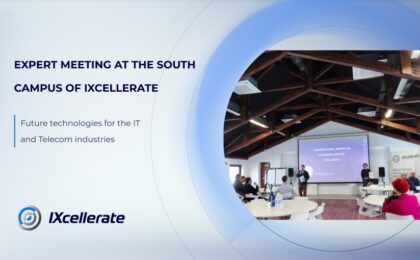 Expert meeting at the South Campus of IXcellerate. Future technologies for the IT and Telecom industries
