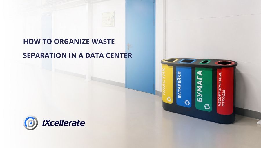 How to organize waste separation in a Data Center